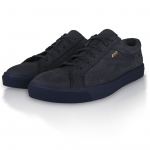 103 NAVY BLUE STINGRAY EMBOSSED LEATHER SNEAKER  Thumbnail