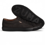 120 DARK GRAY PYTHON EMBOSSED SNEAKER Thumbnail