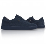 204 Blue Mini Croco Embossed Leather Sneaker Thumbnail
