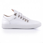 Zuma 511 White Wicker Embossed Leather Sneaker Thumbnail
