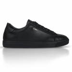 Zuma 201 Matte Black Leather Sneaker Thumbnail