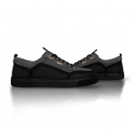 PRIME 03 GRAY LEATHER SNEAKER Thumbnail