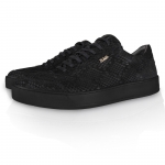 Z7 Black Cobra Embossed Leather Sneaker Thumbnail