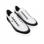 Relax 01 White & Gray Leather Sneaker Thumbnail