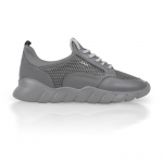 Flex 06 Gray Net Embossed Leather Sneaker Thumbnail