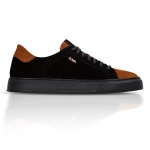 MAX 01 MUSTARD HALF EMBOSSED LEATHER SNEAKER Thumbnail