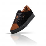 MAX 01 MUSTARD HALF EMBOSSED LEATHER SNEAKER Thumbnail