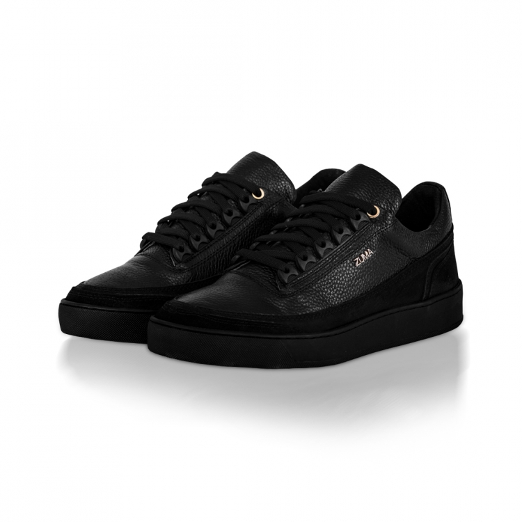 RELAX 03 Black Leather Sneaker