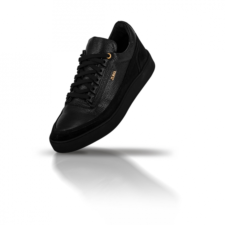 RELAX 03 Black Leather Sneaker
