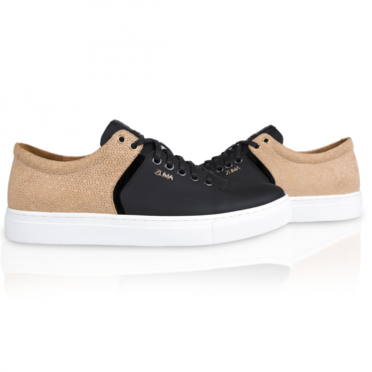 Z3 Camel Chain Embossed Leather Sneaker