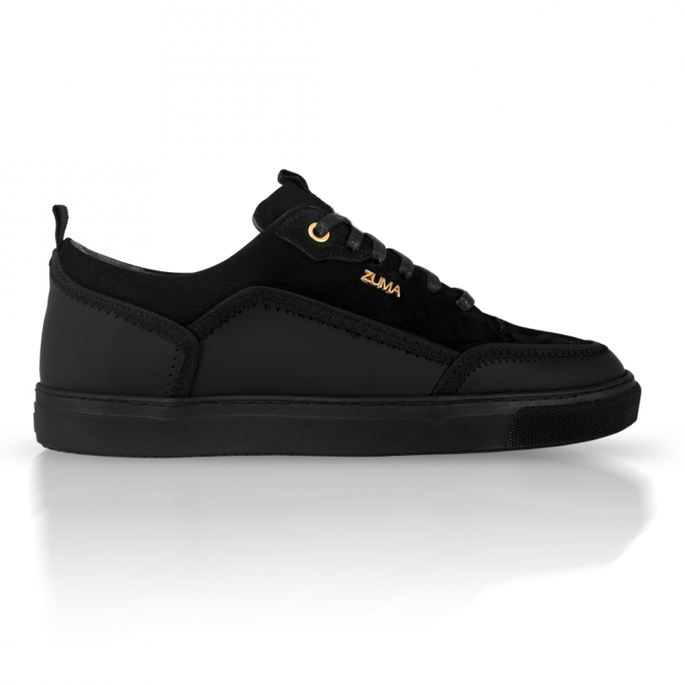 PRIME 02 BLACK LEATHER SNEAKER