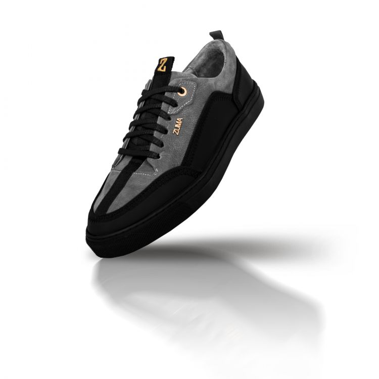 PRIME 03 GRAY LEATHER SNEAKER Galeri Resmi 2