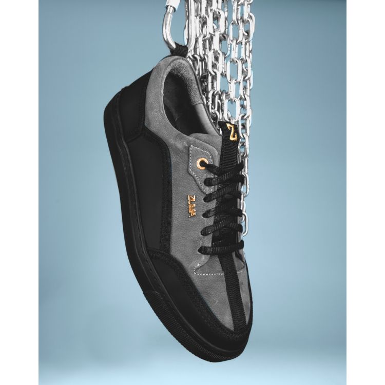 PRIME 03 GRAY LEATHER SNEAKER Galeri Resmi 3